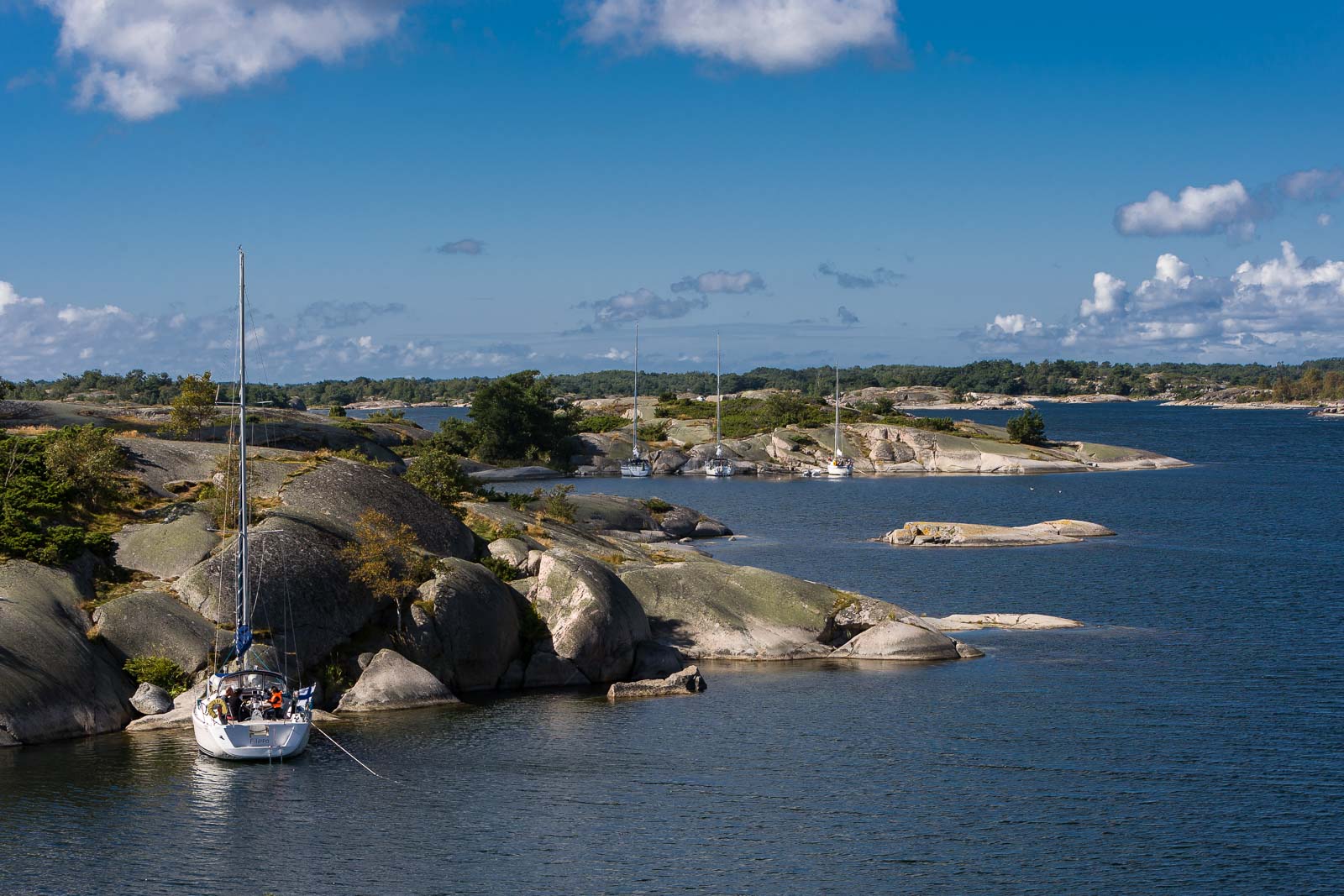 Eilanden van de scherenkust voor Stockholm